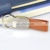 Fashionable Patterns Custom Logo Leather With Metal Key Chain thumbnail-5