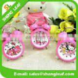 Hello Kitty Cute Small Alarm Clock Ringing the Bell Creative Cartoon Metal Clock thumbnail-1