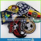 Football Embroidered Patches Custom School Embroidered Badge Iron on Embroidered Medal thumbnail-5