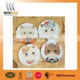 2017 Hot Sale Wholesale Printing Cat Cork Coasters thumbnail-1