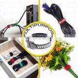 Adjustable Reusable Multi Size Hook N Loop Cable Cord Ties thumbnail-5