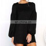 LAITE D2133 Autumn Women Casual Dresses Ladies Knitted Sweater Dresses Women Plus Size Dress thumbnail-2