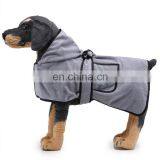 New Design Strong Absorbent Pet Bath Towel Blanket Pet Bathrobe Clothes for Dogs thumbnail-3