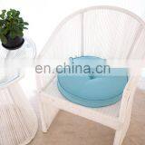 Recyclable Polyester Solid Blue Color Round Seat Pad Chair Pad for Indoor and Outdoor thumbnail-7