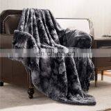 Wholesale Solid Stretch Rabbit Faux Fur Fabric for Blanket Apparel Coat thumbnail-4