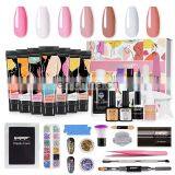 Acrylic Nail Set Poly Gel Kit With Nail Tools Nails Sequins Base and Top Cost uv Lamp thumbnail-5