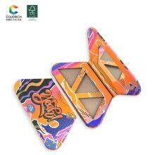 Wholesale Cardboard Empty Eyeshadow Palette Empty Makeup Palette Magnetic Paper Case 24 Pan Eyeshadow Palette With Mirror thumbnail-5