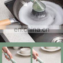 Manufacturing New Plastic Soap Dispensing Blue Kitchen Washer Dish Brush Cleaning thumbnail-5