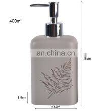 High Quality Leave Printed Polyresin European Resin Bathroom Accessories Vanity Set thumbnail-4