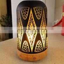 3D Moving Flame Atmosphere Lamp Ultrasonic Essential Oil Glass Aroma Diffuseurs Huiles Essentielles Magic Flame Humidifier thumbnail-4