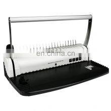 Professional Plastic Comb Office Easy Use 21holes Notebook Steel Knife Binder Manual Comb Binding Machine thumbnail-3