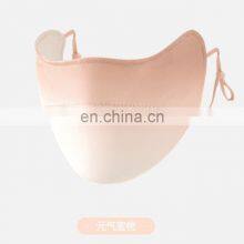 Ice Silk Sunscreen Maskes To Protect The Eye Corners Summer Outdoor Sunshade Half Face Cover Women thumbnail-4