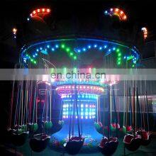 Family Thrilling Game Rides Watermelon Flying Chair for Malls