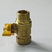1/2Internal and External Threaded Ball Valve， Gas Professional Ball Valve，Kitchen Gas Fittings， Copper Ball Valve，Gas Valve Switch thumbnail-2