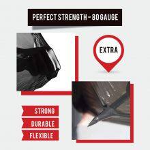 Black Color and Transparent High Barrier Flexible PE Stretch Film Wrap Soft Glossy Surface for Warehouse Packing thumbnail-3