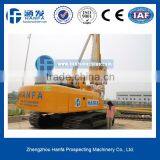 Powerful HF856A hydraulic rotary piling driver engineer oversea service ok for bridge rode foundation building