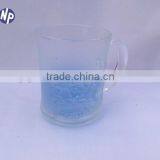 10oz Frosted Glass Beer Mug With Handle thumbnail-1