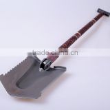 Aluminum handle steel holder camping shovel for travel camping use