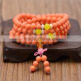 8mm German Spurce Turquoise 108 Prayer Beads Tibet Buddhist Mala Necklace thumbnail-3