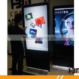55 inch floor standing screen windows system advertising player touch screen kiosk