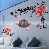 3d Three-dimensional Crystal Wall Stickers/acrylic Flower Wall Sticker/room Decor 3d Wall Stickers thumbnail-3