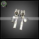 New Carved Charms Antique Silvery Metal Alloy Beads Fit European Beads Bracelet thumbnail-1