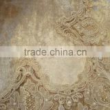 Velvet beaded tablecloth table cover