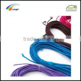 garment colored thin braided polyester elastic cord
