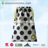 Full Color Printed Calico Drawstring Bags thumbnail-1