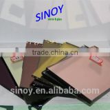 Cheap factory price,bronze mirror price, colored mirror price caoted with FENZI