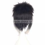 Suncos Bungo Stray Dogs Ryunosuke Akutagawa Black White Short Cosplay Wig Anime Hair Heat Resistance Fibre thumbnail-3