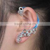 Cheap Wholesale Earring Latest Design Diamond Hollow Alloy Charm Ear Cuff thumbnail-5