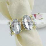 Best Selling Table Decoration & Accessories Type Acrylic Stones Crystal Wedding Napkin Ring thumbnail-3