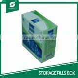 ECO-FRIENDLY CHIPBOARD BOXES FOLDED STORAGE PILLS BOX thumbnail-3