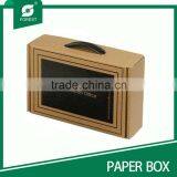 CORRUGATED GIFT HANDLE CARTON BOX CUSTOM PRINTING thumbnail-4