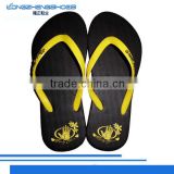 Latest design PE sole yellow plastic slippers women