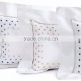 Embroidered White Cotton Pillow Case No.61 thumbnail-1