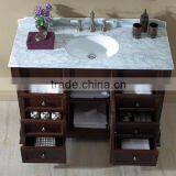 Modern Luxury Floor Standing Solid Wooden Bathroom Furniture thumbnail-5