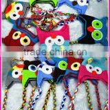 Wholesale Handmade Cotton Crochet Kids Animal Winter Hats thumbnail-1