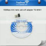 150Mbps Mini Nano USB WiFi Adapter