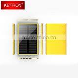 power bank solar, 20000mah triple usb port solar battery charger