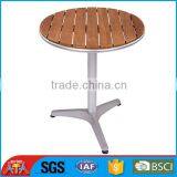 Aluminum Wooden Coffee Table thumbnail-1