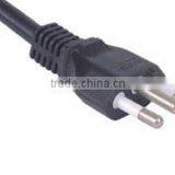 Brazil Power Cord 3 Pin ac Power Cord Plug