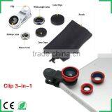 Universal 3 in 1 Lens Wide Angle Lens+macro Lens+fisheye Lens for Smartphones thumbnail-5