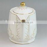 China Supplier Moka Pot, Ceramic Moka Pot New Design, White Ceramic Coffee Moka Pot thumbnail-3