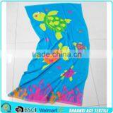 Wholesale Factory Printed Ocean Beach Towel in Turtle Design thumbnail-1