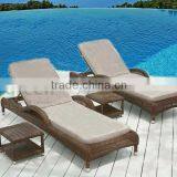 Evergreen Wicker Furniture - Beach Sunbed With Comfortable Design