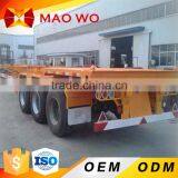 2016 Best Quality 3 Axles Used Skeleton Container Semi Trailer for Sale thumbnail-3