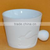 Quality OEM ceramic candleholder cup