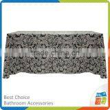 Hot Sale Two-toned Jacquard Damask Fabric Tablecloth thumbnail-2